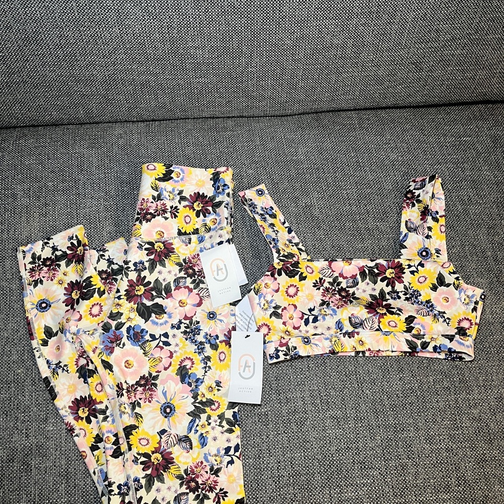 Floral workout set